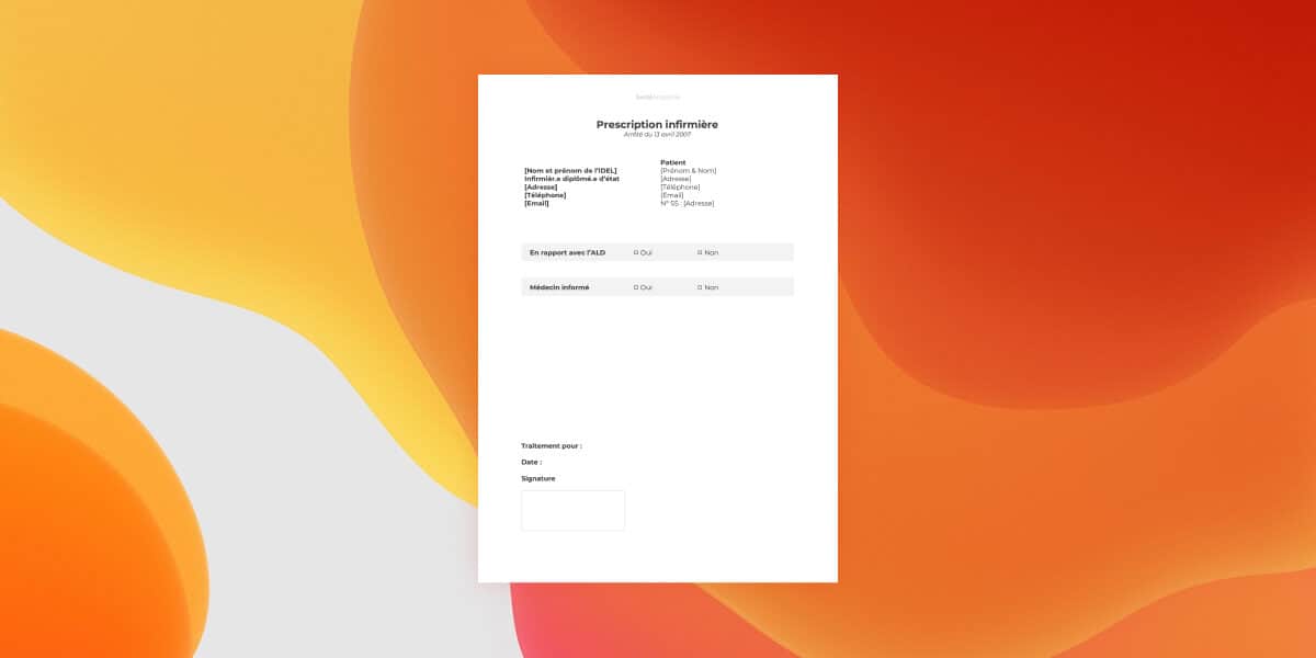 Modèle gratuit d’ordonnance
