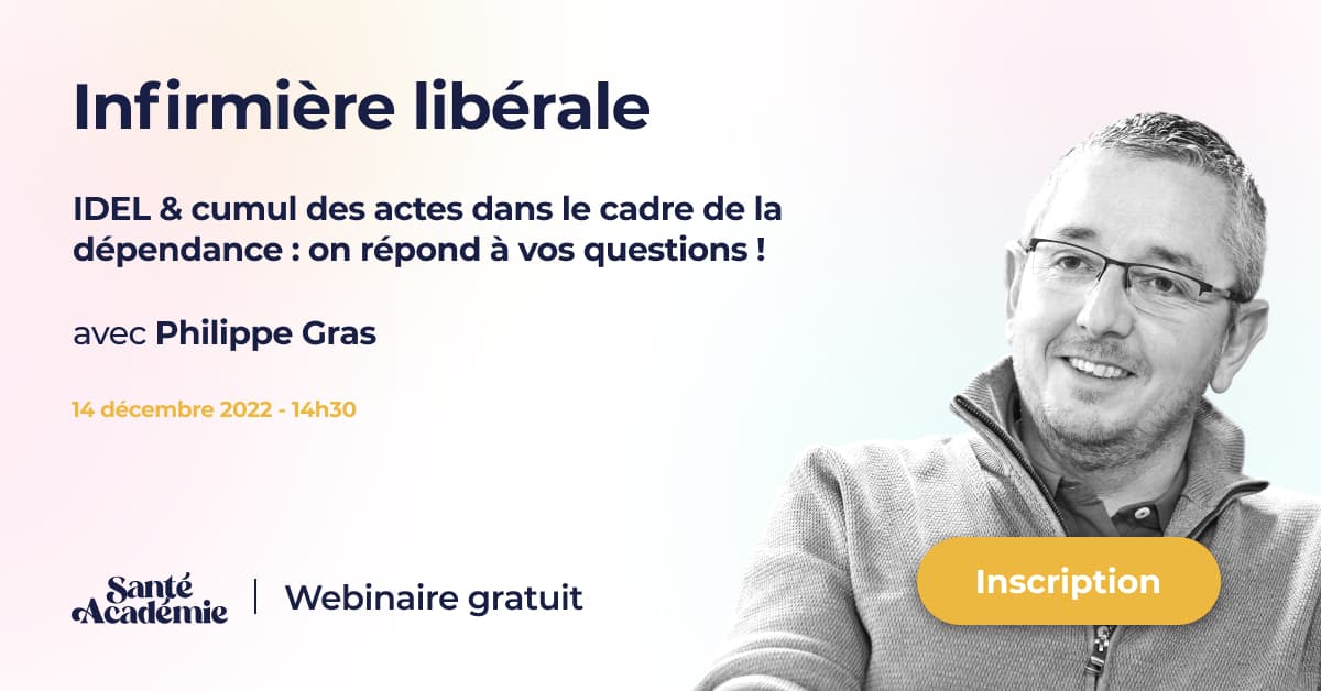idel,ide,ngap,cumul,cumul des actes,dépendance,patients,soins,infirmières,infirmière,infirmier,infirmiers,infirmières libérales,infirmière libéral,libéral,règles,actes,cumulables,expert,webinaire,conférence,facturation,patients dépendants,domaine,prado,diabète,plaies